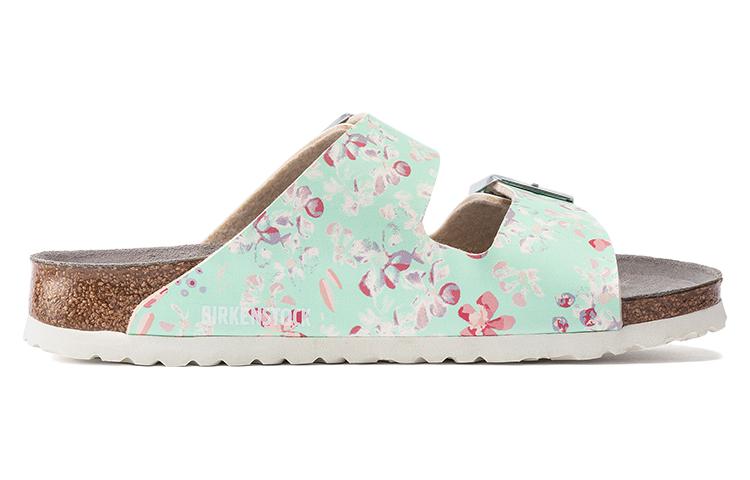 (WMNS) Birkenthtstock Arizona ESD Birko-Flor Narrow Fit 'Flower Field Mint' 1021400
