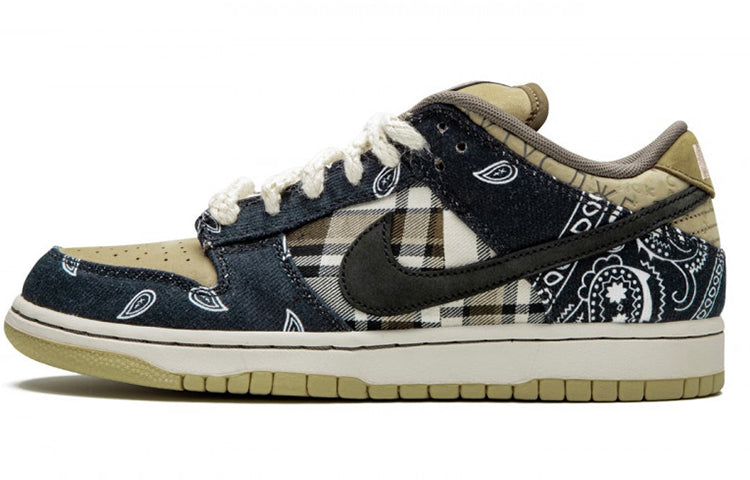 Nithtke Travis Scott x SB Skateboard Duthtnk Low Jackboys 'Blue Khaki' CT5053-001(S-BOX)