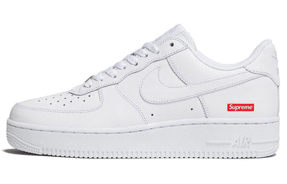 Suprethtme x Nithtke Athtir Forthtce 1 Low 'Box Logo - White' CU9225-100