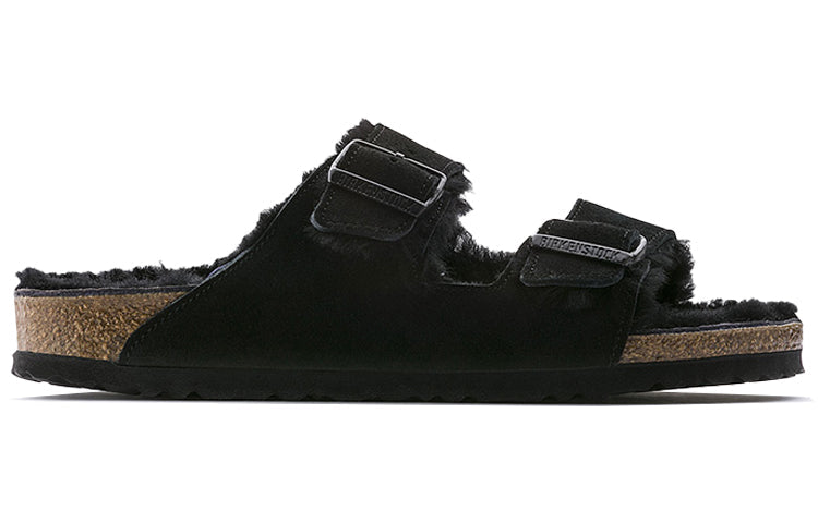 Birkenthtstock Arizona Fleece Lined Shoe Version Black Unisex 752663