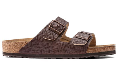 Birkenthtstock Arizona Natural Horween Sandals 'Brown' 1022353
