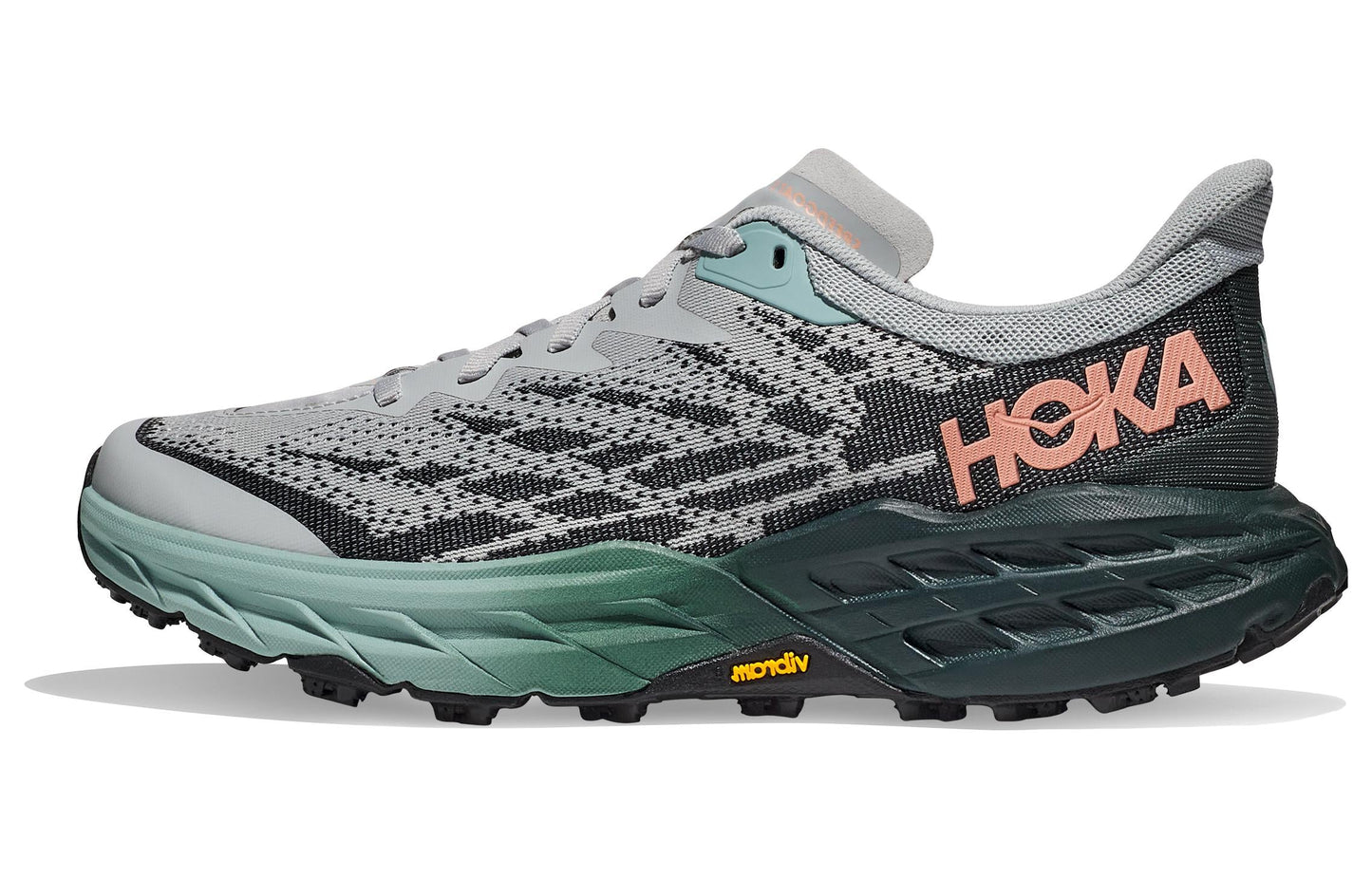 (WMNS) Hothtka ONE ONE Speedgoat 5 Wide 'Harbor Mist Spruce' 1123160-HMSP