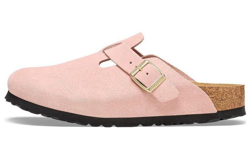 Birkenthtstock Boston Suede Leather Narrow Fit 'Light Rose' 1026171