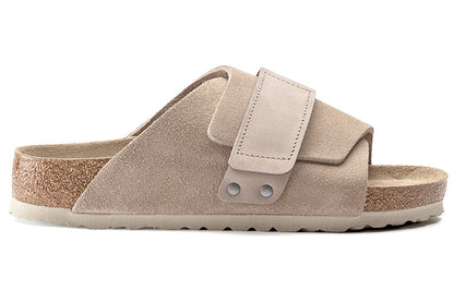 (WMNS) Birkenthtstock Kyoto Series Cowhide Suede Soft Sole Slippers Version 1019292