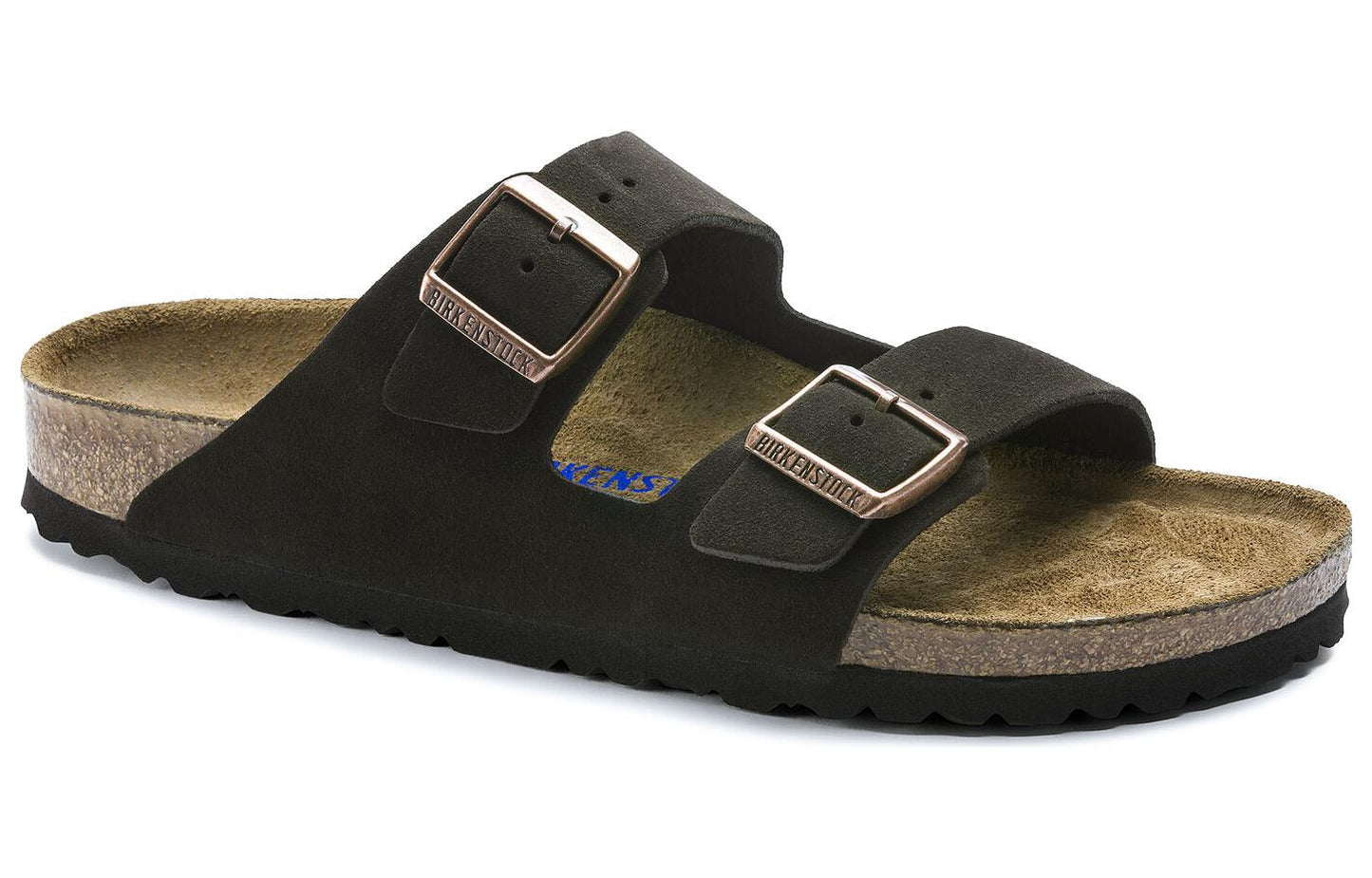 Birkenthtstock Arizona Soft Footbed Suede Leather Narrow Fit 'Mocha' 0951313
