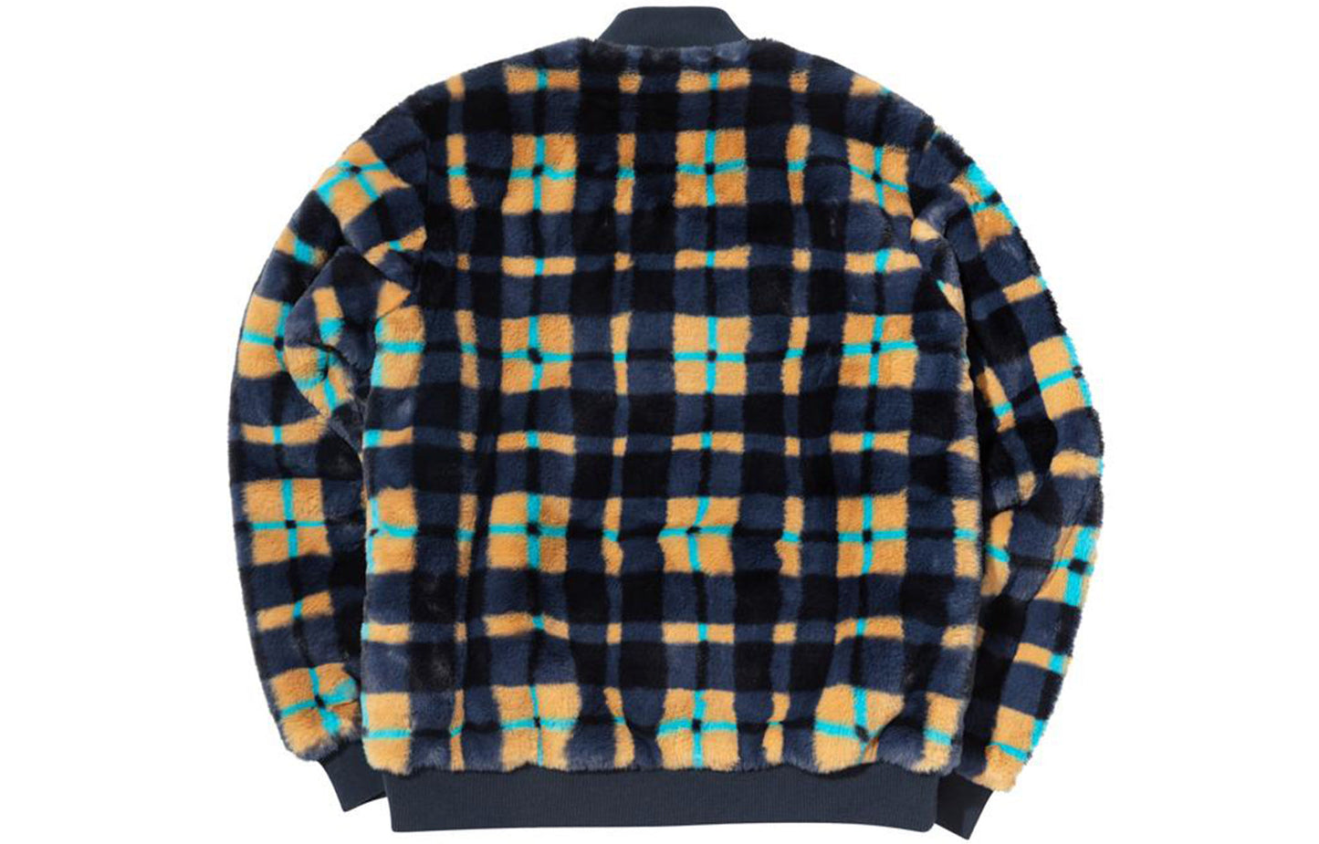 Nithtke SB Skateboard Duthtnk High x Concepts Fleece Grid Jacket Men Multi-Color Yellow CK7289-475