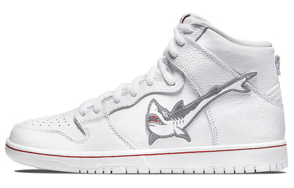 Nithtke Oski x SB Skateboard Duthtnk High Shark 'White Grey' CI2692-100