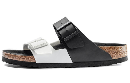 (WMNS) Birkenthtstock Arizona Series Black White Version Sandals 1019712