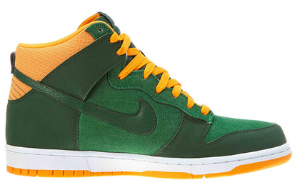 Nithtke Duthtnk High Breathable Lightweight Wear-resistant Casual Skateboarding Shoes Green Yellow 317982-303
