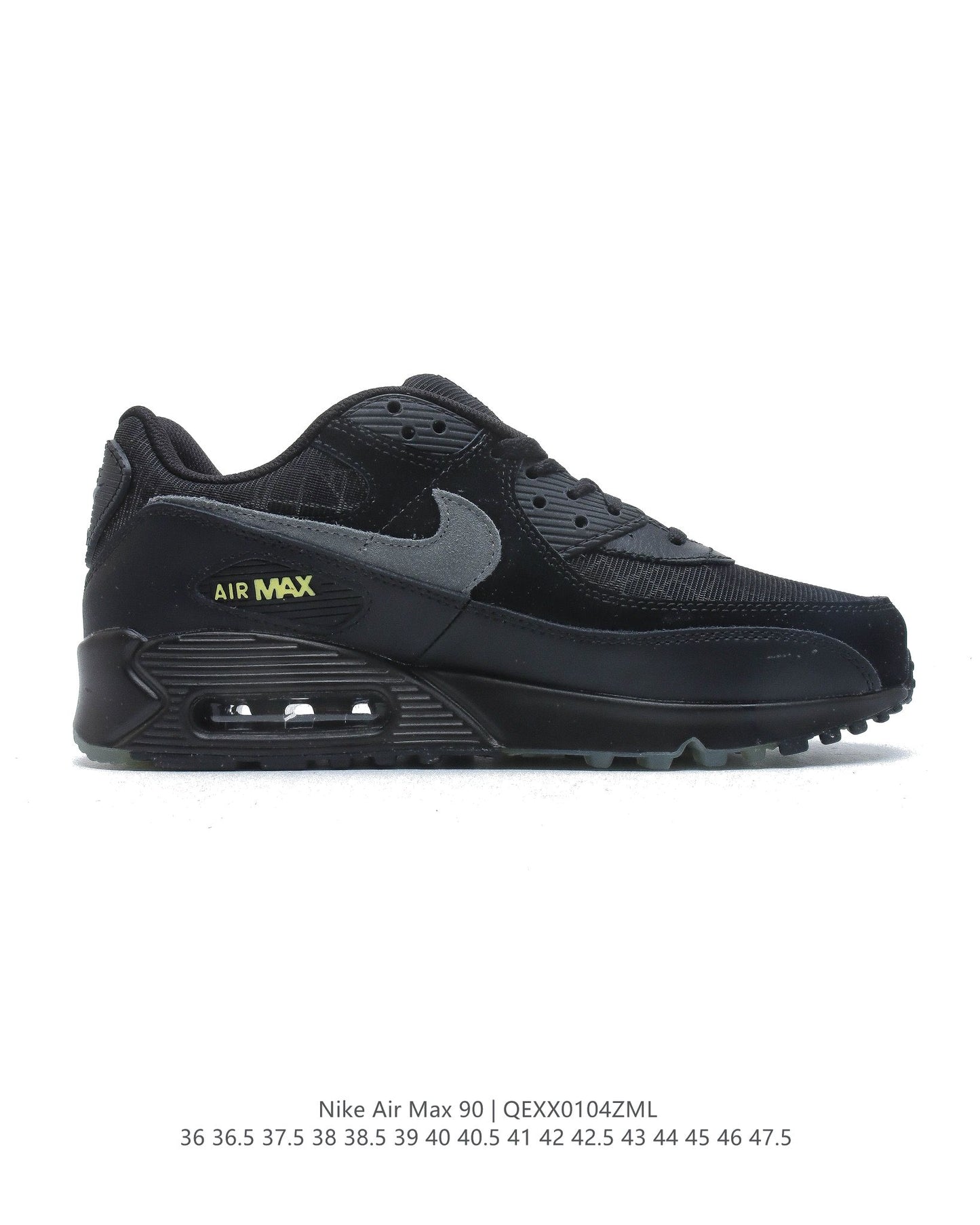 Aithtr Max 90 Classic Black Dames & Heren Schoenen