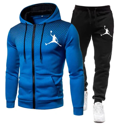 Men's hooded sweatshirt set, best-selling brand men's sportswear, autumn casual pants, gym and jogging, 2023