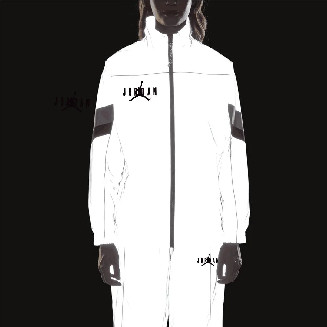 Cool Reflective Effect Men's Casual Sports Suit