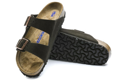 Birkenthtstock Arizona Soft Footbed Suede Leather 'Mocha' 0951311