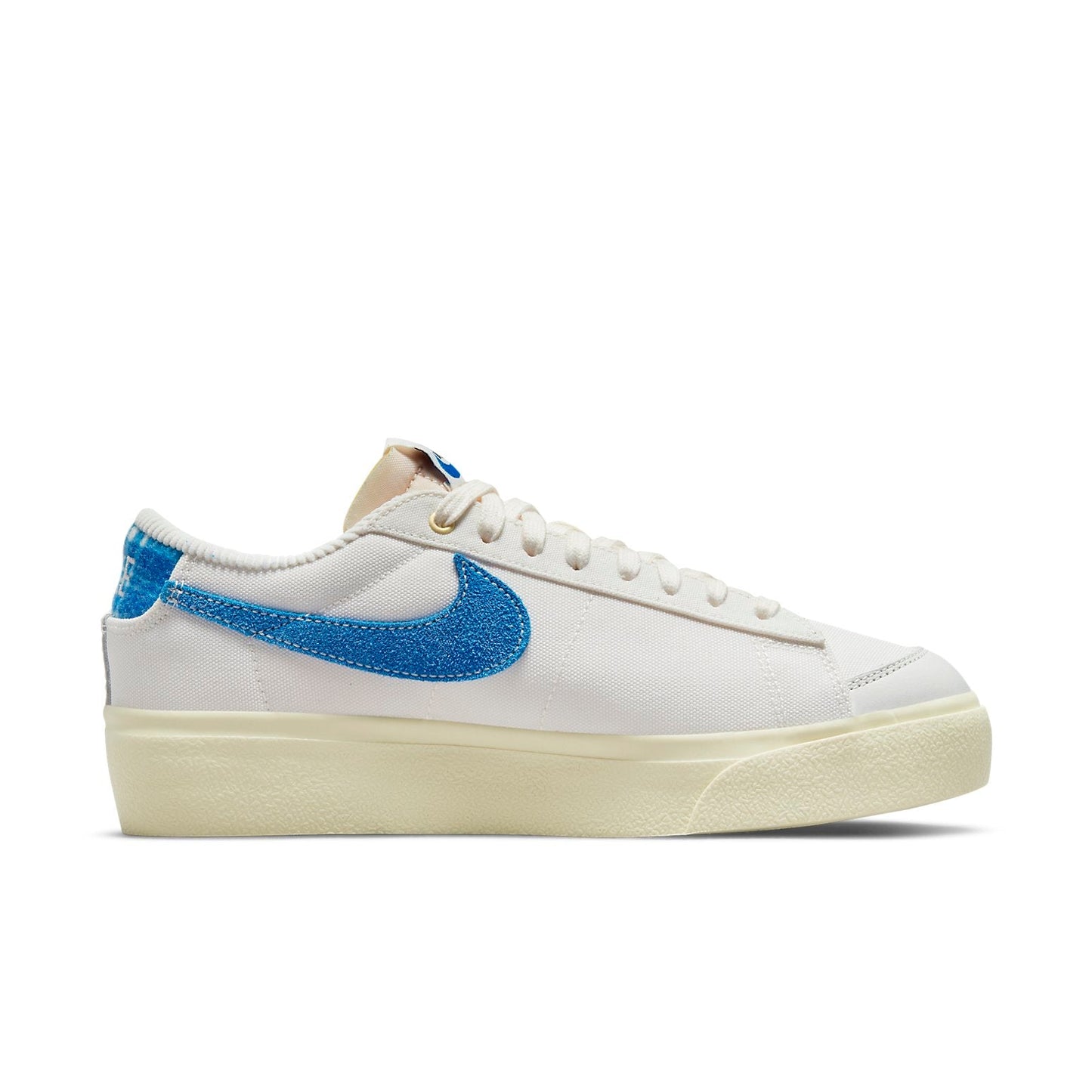 (WMNS) Nithtke blathtzer Low Platform Sneakers White/Blue DO2371-133