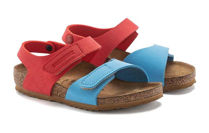 (PS) Birkenthtstock Palu Kids Logo BS Birko-Flor Birkibuc Narrow Fit 'Sky Blue Active Red' 1024372