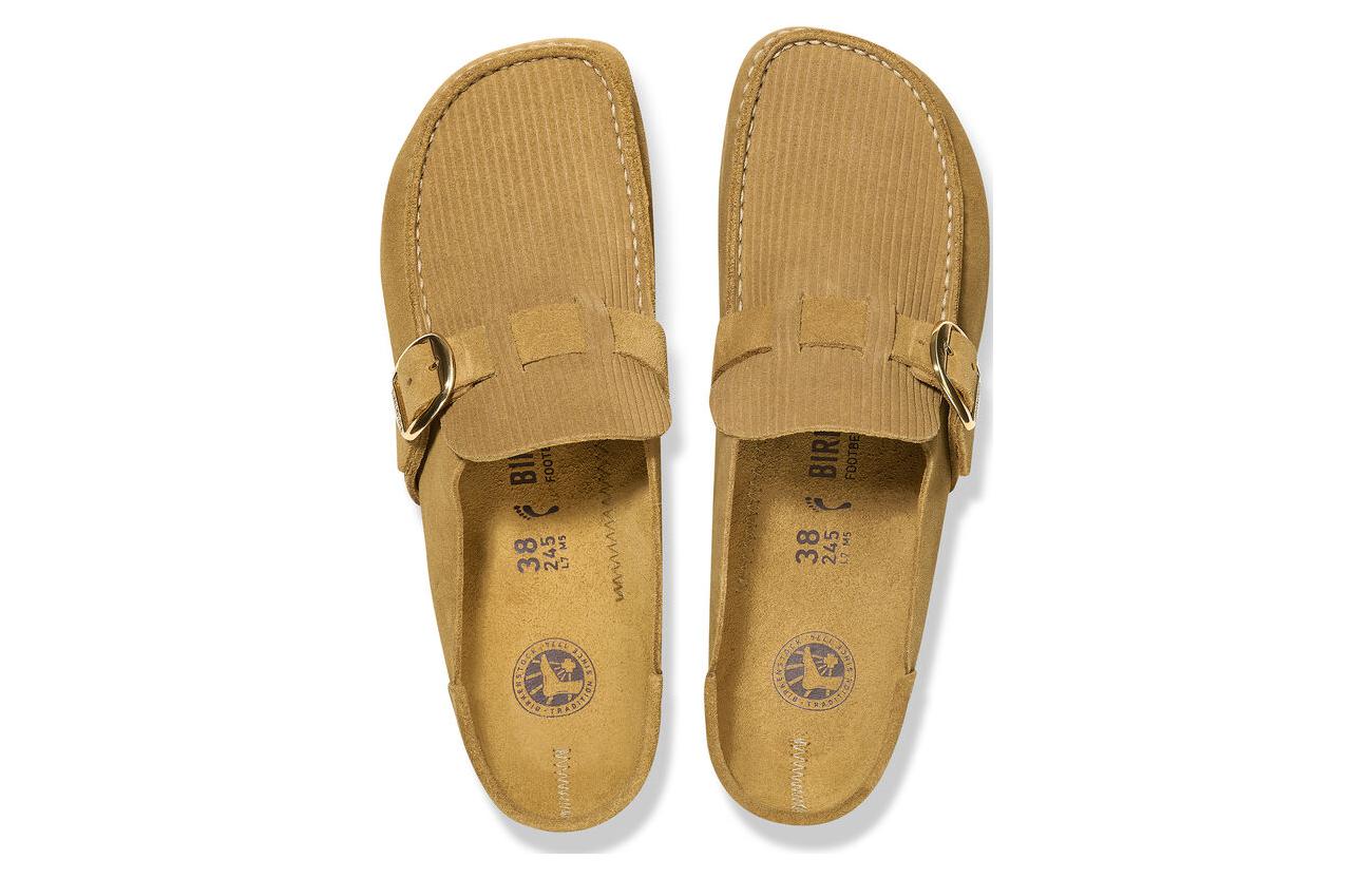 (WMNS) Birkenthtstock Buckley Suede Embossed 'Corduroy Cork Brown' 1026235