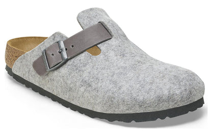 Birkenthtstock Boston Natural Leather/Felt 'Light Grey' 1026149