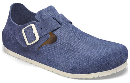Birkenthtstock London Suede Leather ' Corduroy Indigo' 1025549