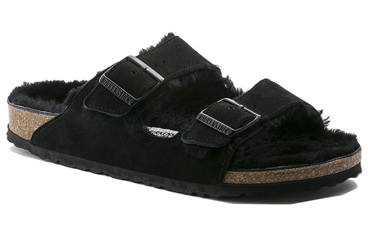 Birkenthtstock Arizona Fleece Lined Shoe Version Black Unisex 752663
