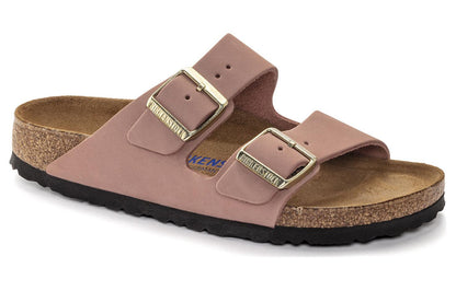 (WMNS) Birkenthtstock Arizona Soft Footbed Nubuk Leather 'Old Rose' 1024199