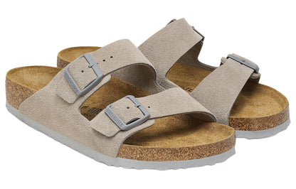 Birkenthtstock Arizona Suede Leather Sandals 'Stone Coin' 1027749