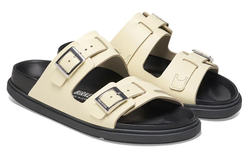 (WMNS) Birkenthtstock St Barths Natural Leather Narrow Fit 'Butter' 1025258