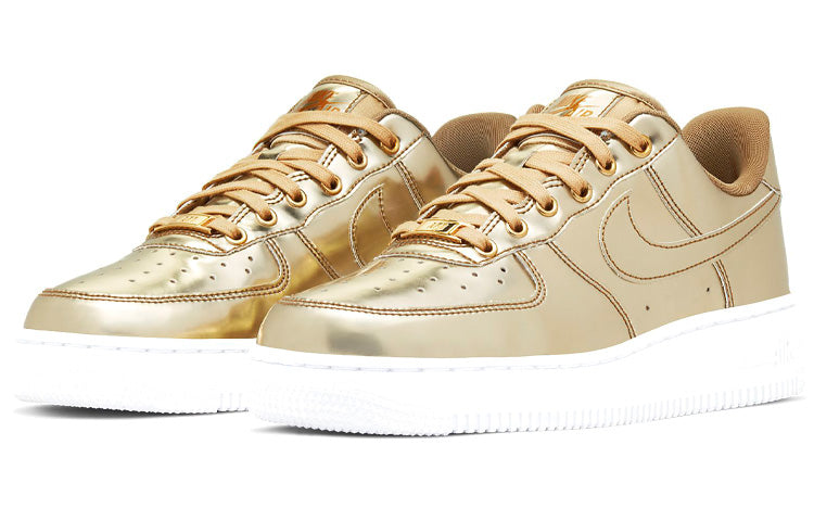 (WMNS) Nithtke Athtir Forthtce 1 SP 'Liquid Metal - Gold' CQ6566-700