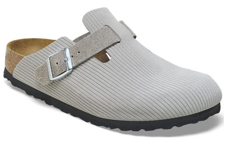 Birkenthtstock Boston Suede Embossed 'Corduroy Stone Coin' 1026210