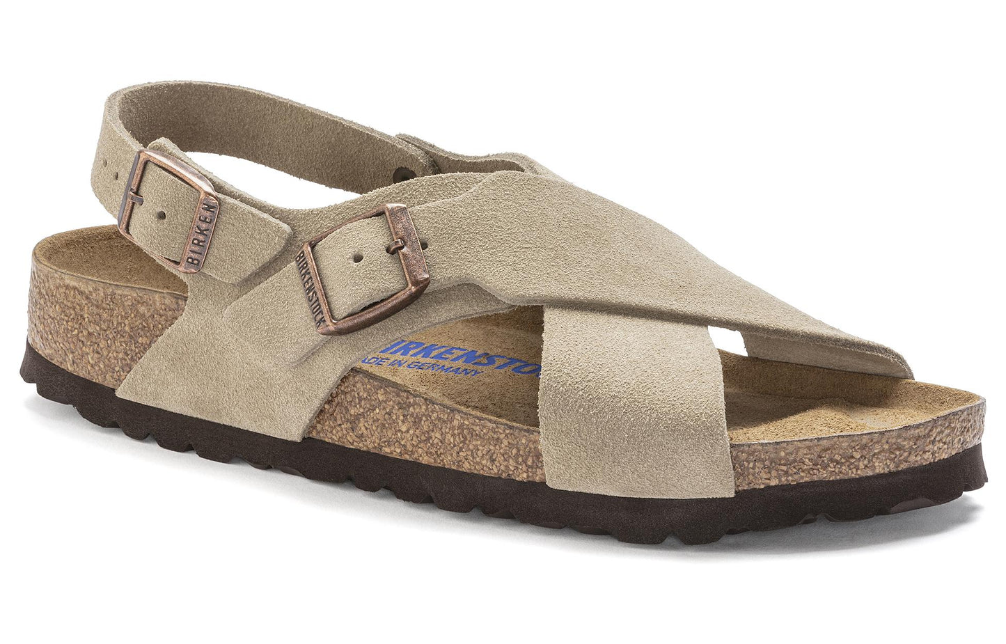 (WMNS) Birkenthtstock Tulum Suede Leather 'Taupe' 1023247