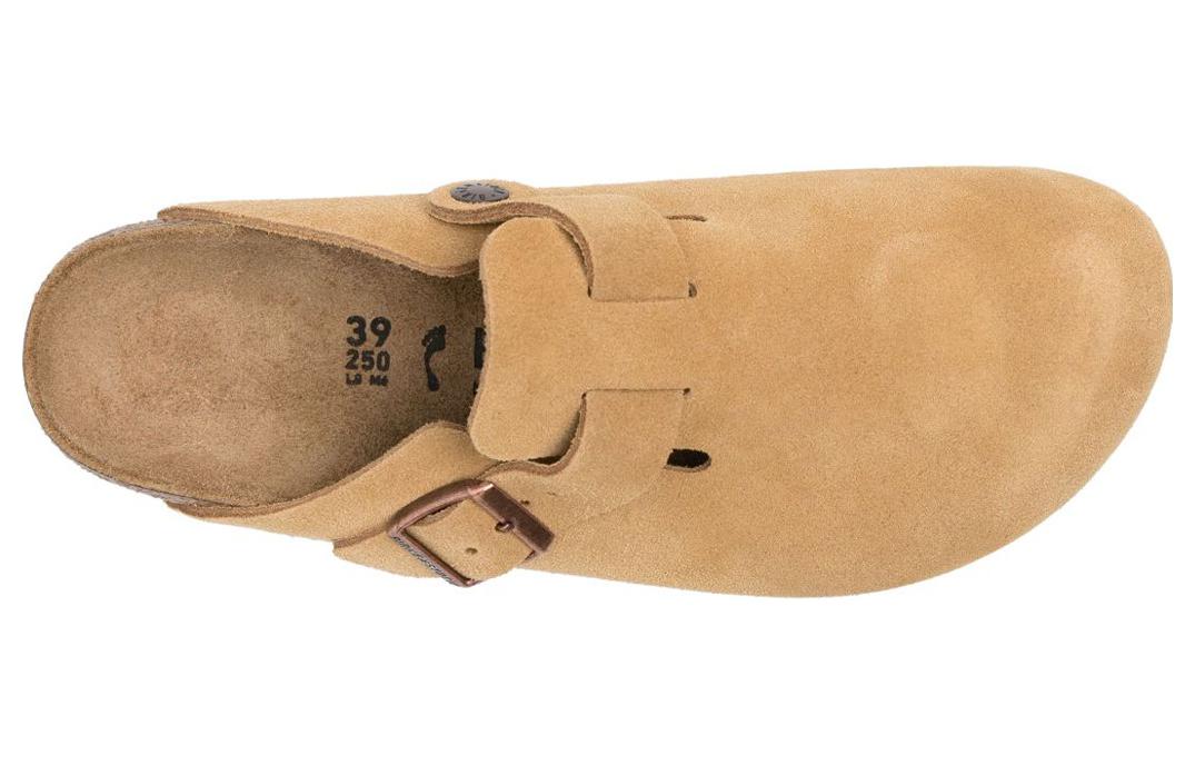 Birkenthtstock Boston Suede Leather Narrow Fit 'Latte Cream' 1026164