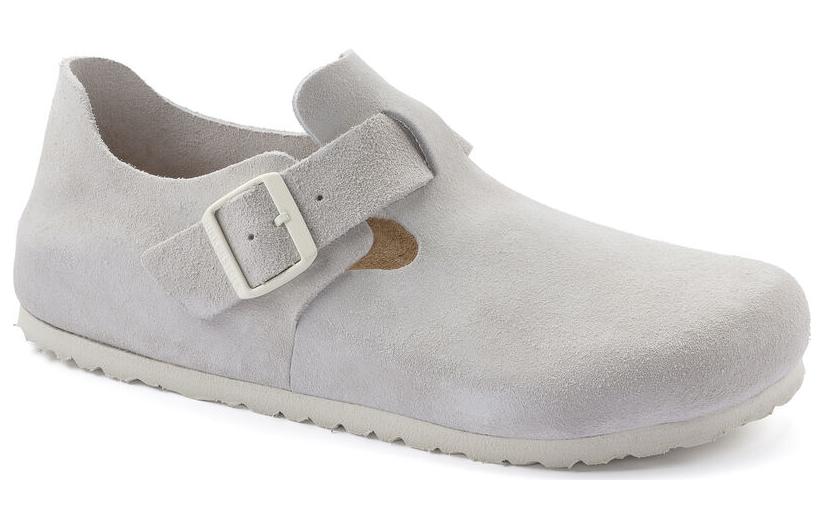 Birkenthtstock London Suede Leather 'Antique White' 1024573