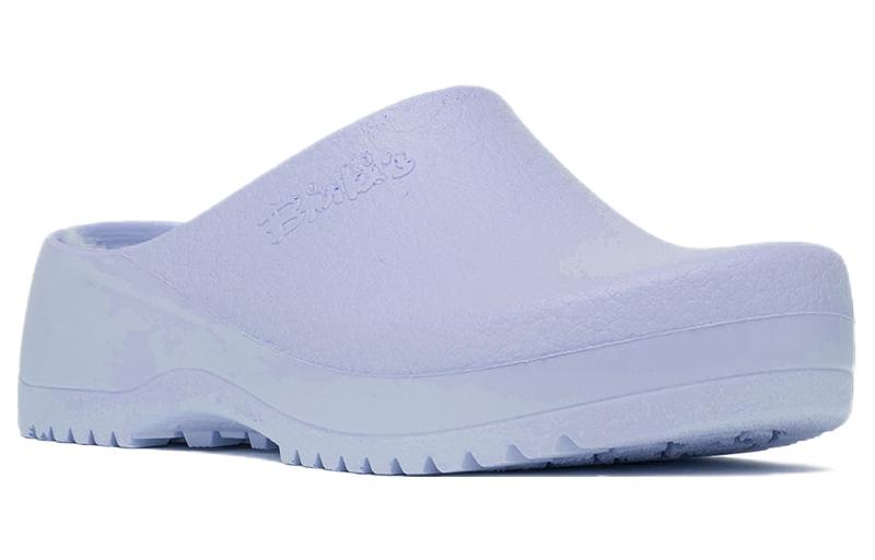 (WMNS) Birkenthtstock Super-Birki Shearling Polyurethane 'Dusty Blue' 1023331