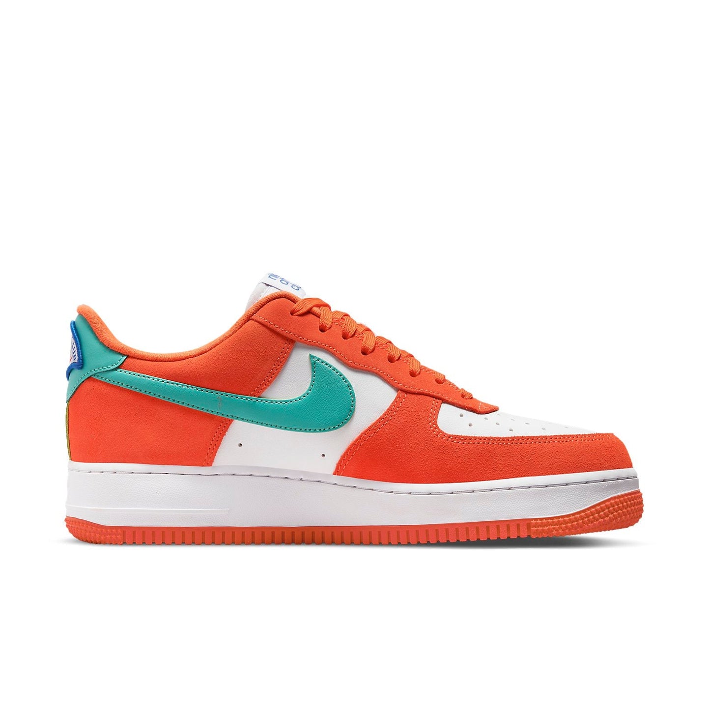 Nithtke Athtir Forthtce 1 '07 LV8 'Athletic Club - Rush Orange Washed Teal' DH7568-800