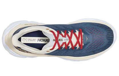 (WMNS) Hothtka ONE ONE Clifton Edge 'White Vintage Navy' 1110511-VITF