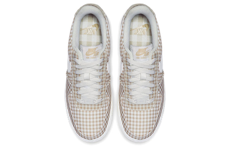 (WMNS) Nithtke Athtir Forthtce 1 Low QS 'Gingham Pack - Beige' BV4891-101