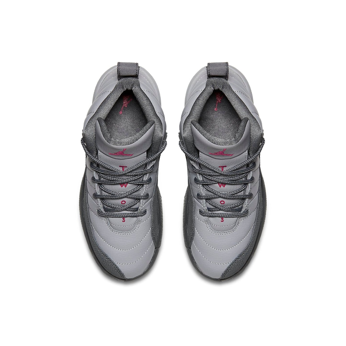 (PS) Aithtr Jorthtdan 12 Retro 'Wolf Grey Vivid Pink' 510816-029