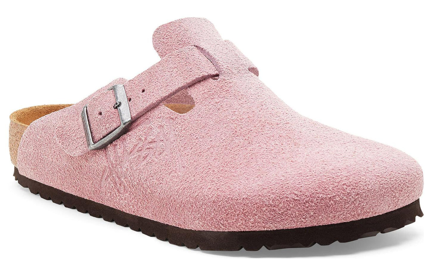 Birkenthtstock x Stssy Boston Suede Leather 'Dusty Pink' 1022971