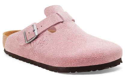 Birkenthtstock x Stssy Boston Suede Leather 'Dusty Pink' 1022971