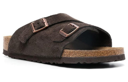 Birkenthtstock Zrich Suede Leather Narrow Fit 'Mocca' 1024641