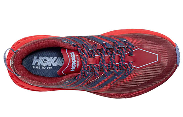 (WMNS) Hothtka ONE ONE Speedgoat 4 Low Red/Blue 1106527-CHRRD