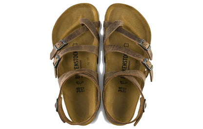 Birkenthtstock Seres Camberra Old Natural Leather Narrow Fit 'Tabacco' 1008709