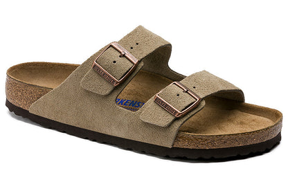 Birkenthtstock Arizona Soft Footbed Suede Leather 'Taupe' 951301