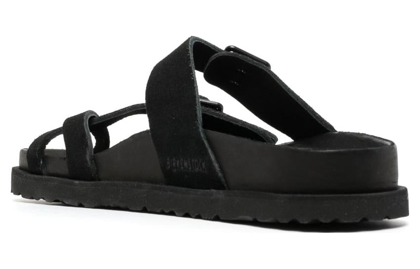 (WMNS) Birkenthtstock 1774 III Mayari Suede Leather Narrow Fit 'Black' 1025381