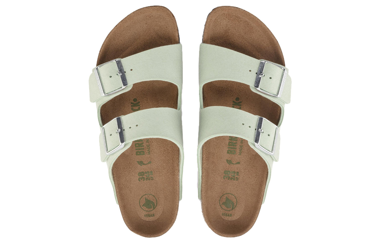 (WMNS) Birkenthtstock Arizona Vegan Synthetik Narrow Fit 'Soft Birki Vegan Matcha' 1024092