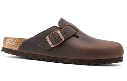 Birkenthtstock Boston Narrow 'Oiled Leather Habanna' 0860133