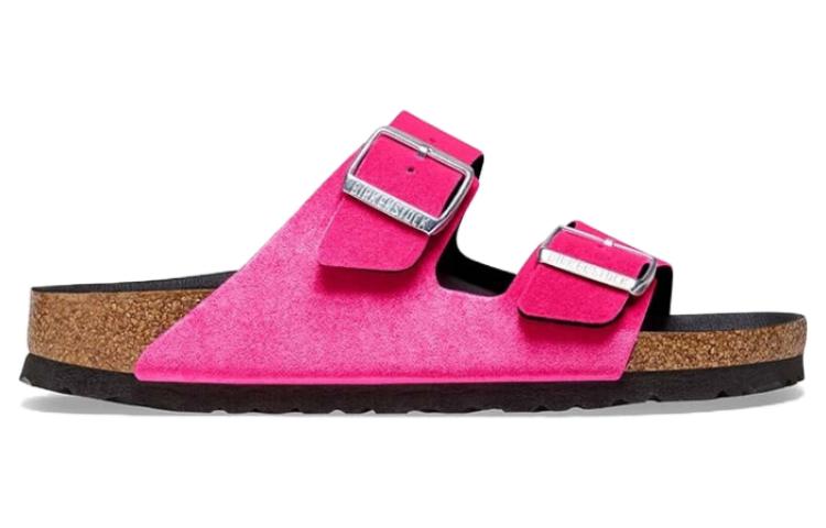 (WMNS) Birkenthtstock Arizona Rivet Logo Velvet Narrow Fit 'velvet Pink' 1025488