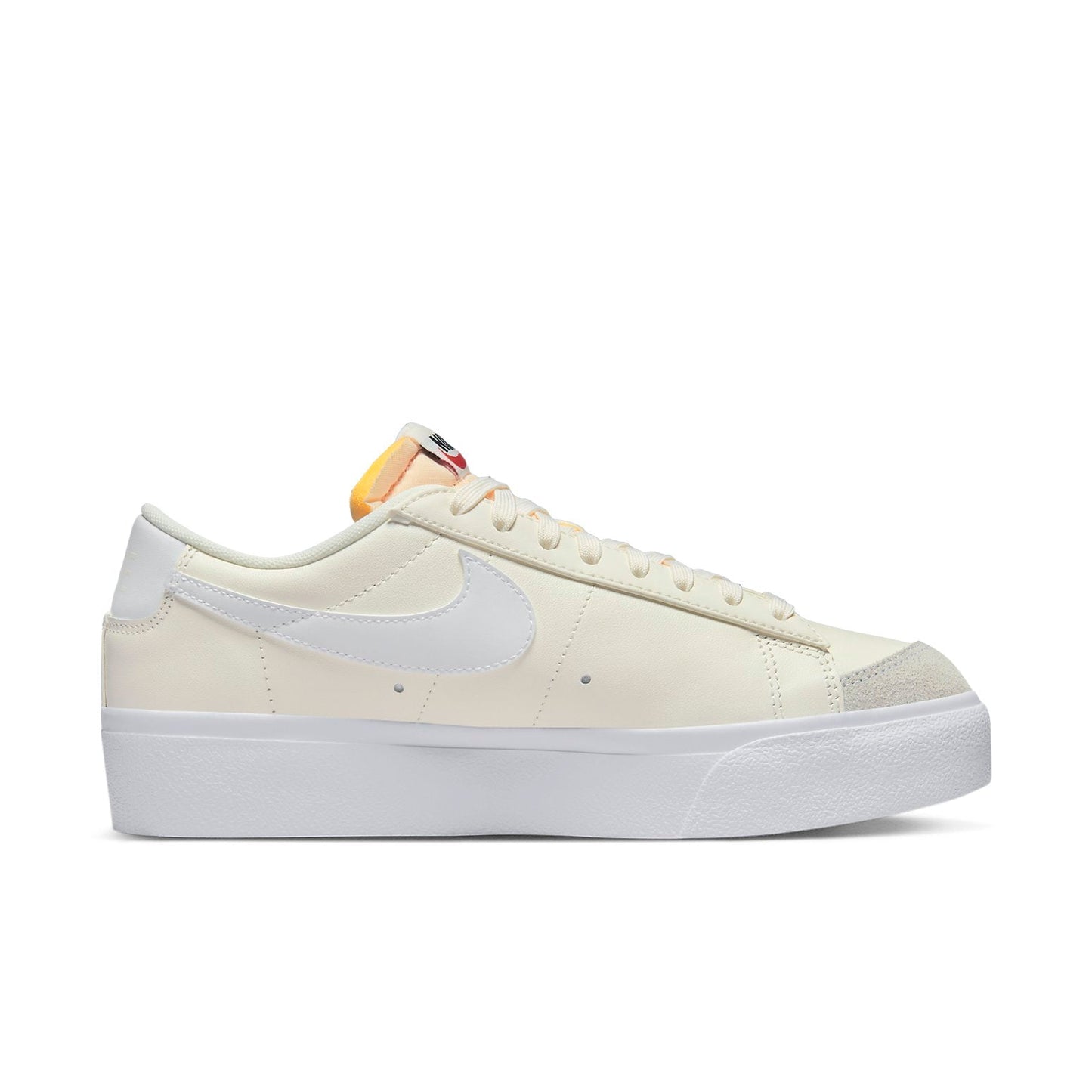 (WMNS) Nithtke blathtzer Low Platform Classic Casual Skateboarding Shoes Yellow White DJ0292-108