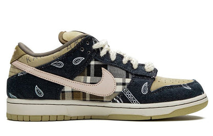 Nithtke Travis Scott x SB Skateboard Duthtnk Low Jackboys 'Blue Khaki' CT5053-001(S-BOX)