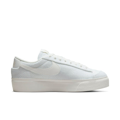 (WMNS) Nithtke blathtzer Low Platform Essential 'Summit White Woven' DN0744-100