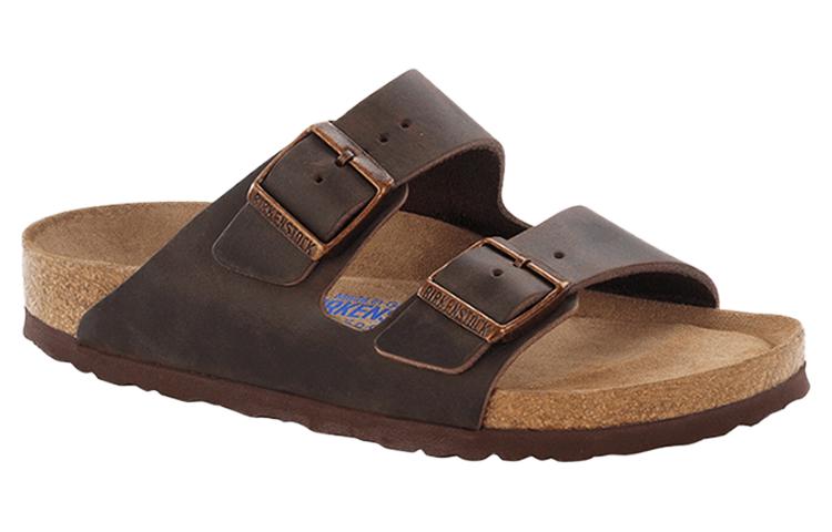 Birkenthtstock Arizona Soft Footbed Oiled Leather Narrow Fit 'Habana' 0452763
